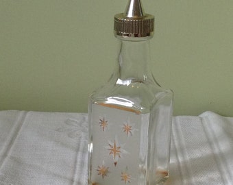 Starbust Vinegar dispenser bottle - star pattern vinegar bottle - kitchen kitch - kitchen tools