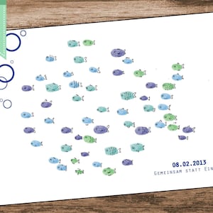 Little Fish Guestbook - pdf - Wedding Tree