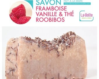 SOAP raspberry and vanilla 75g
