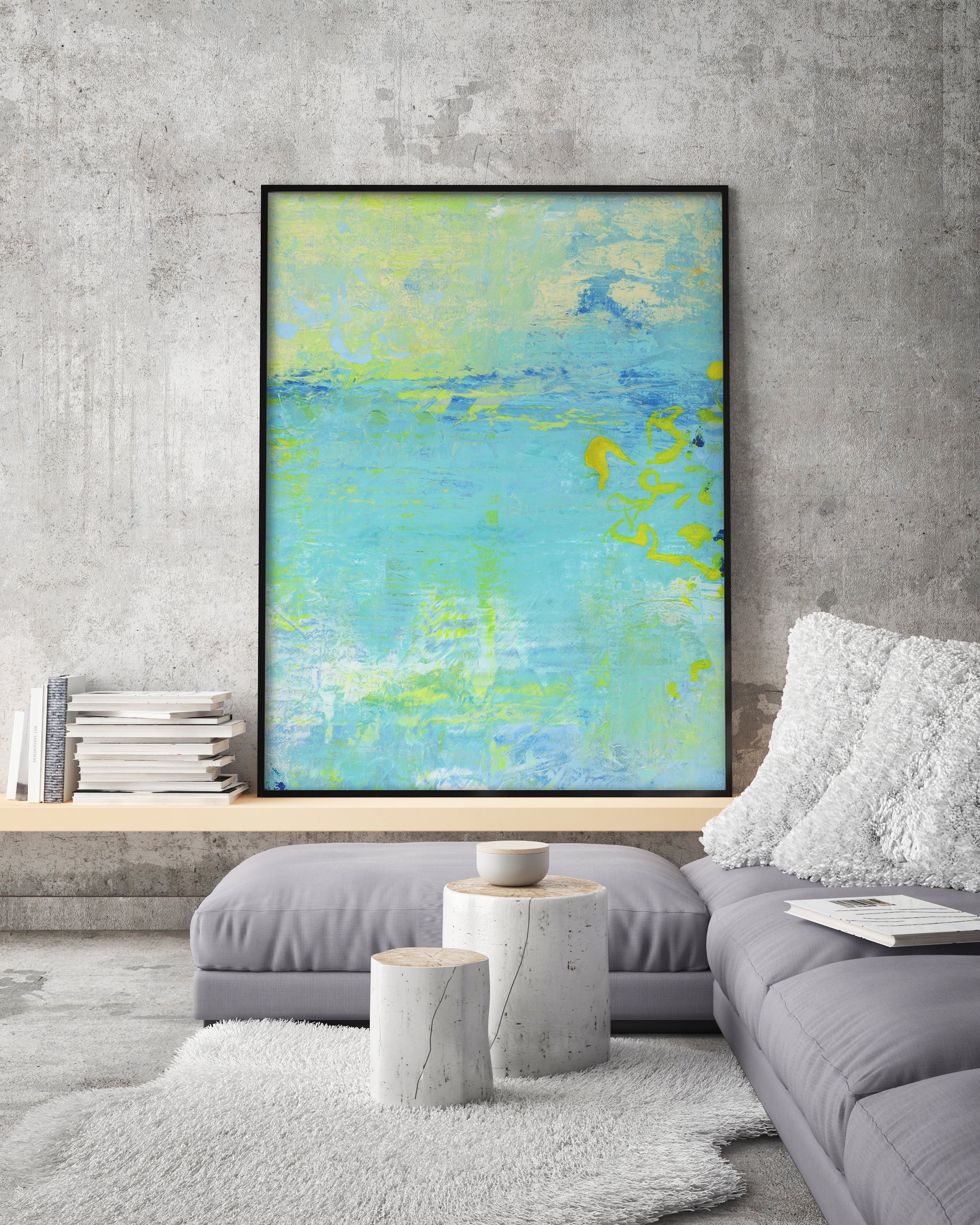 Large Print Giclee of Original Wall Art Acrylic Abstract Etsy
