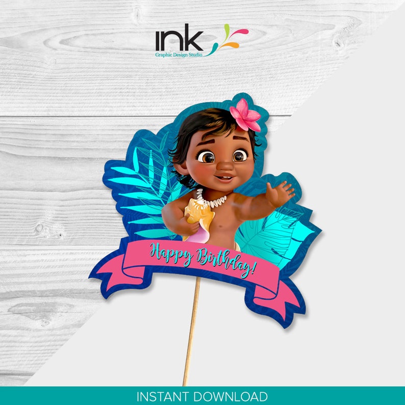 Baby Moana Cake Design Cup Cake Baby Moana Cake Design Cup Cake