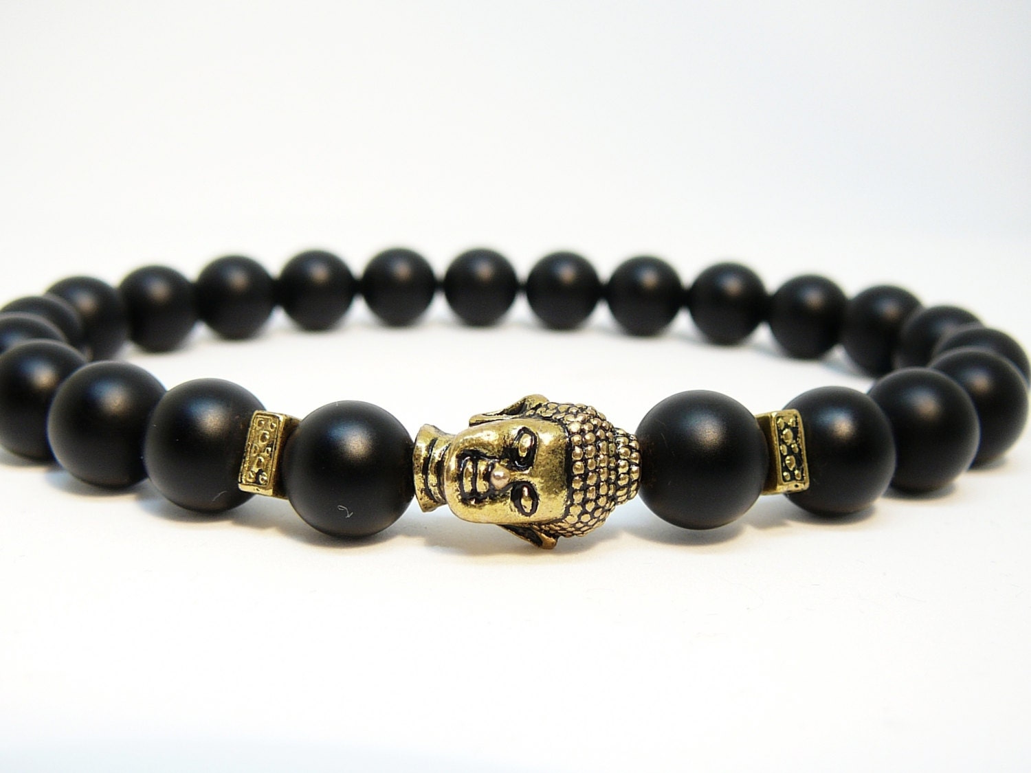 Buddha bracelet black deals