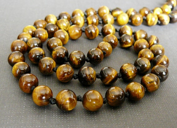 collier homme perle oeil de tigre collier homme perle oeil de tigre