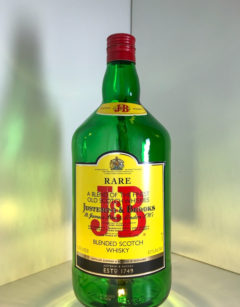 J&B Scotch  Novelty Bottle Lamp image 0