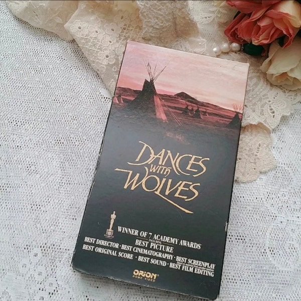 Dance with the wolf vhs Academy Awards / Oscars Winning film. Best Picture and Best Director