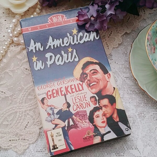 An American In Paris musical vhs. classic film. oscar academy award winning movie.