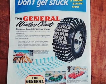 1954 original General tire advertisement