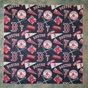 Bandana para la cabeza de béisbol de los Boston Red Sox de la MLB [patrón vintage] Disponible en 2 tamaños: L y XL, nueva