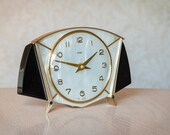 1960s nostalgia, upcycled vintage desk clock.