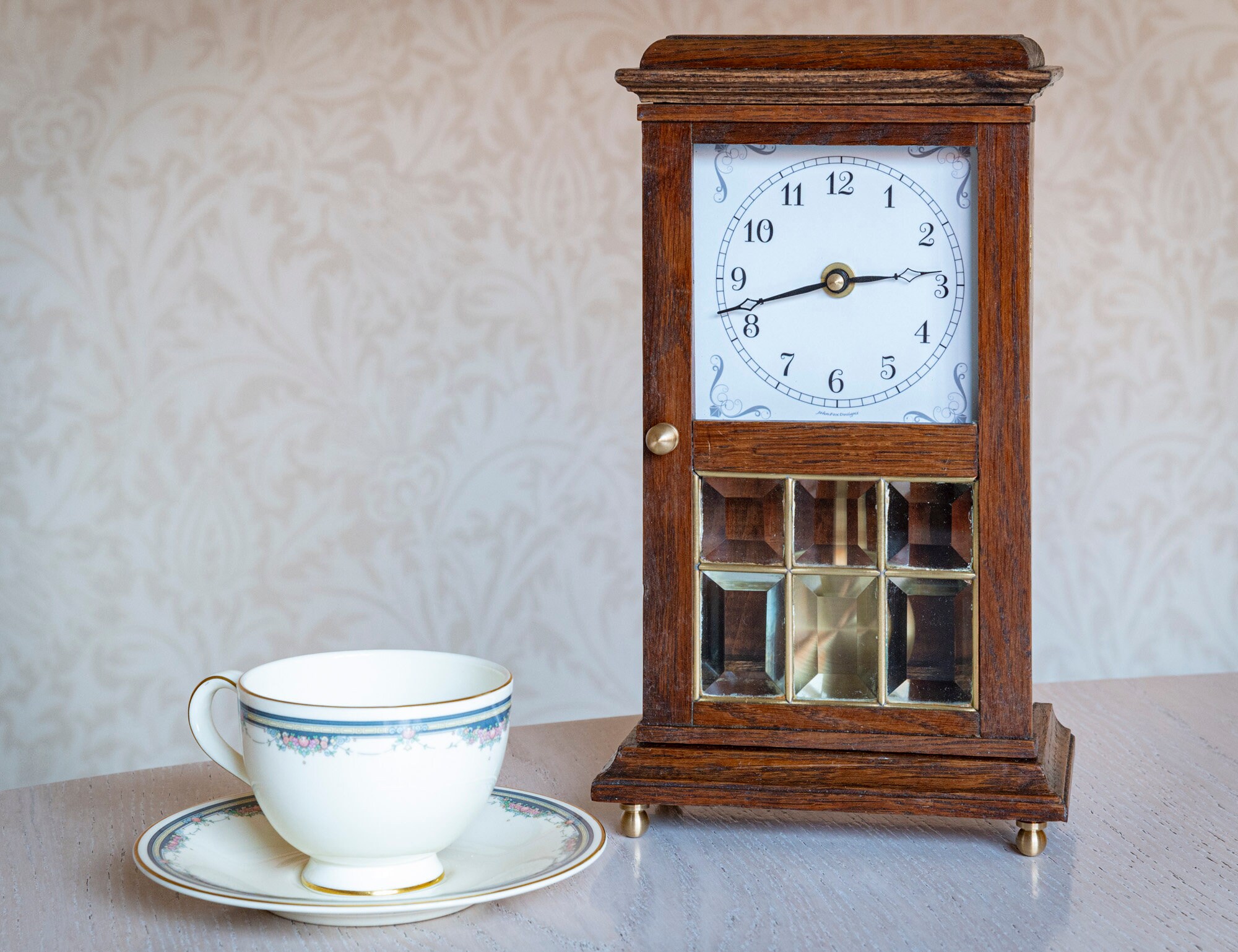 Upcycled Antique Wooden Mantel Clock. Etsy UK
