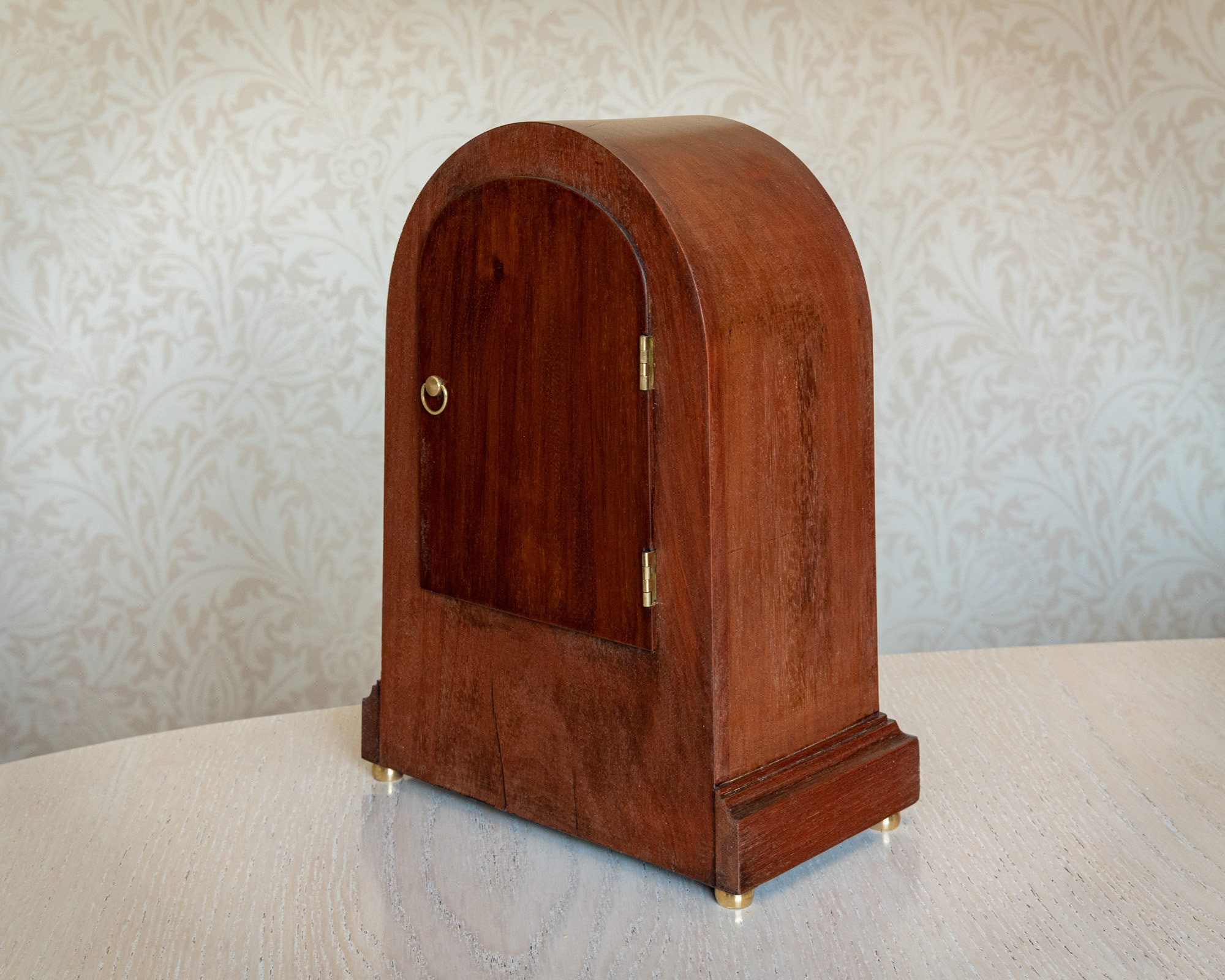 Upcycled Antique Wooden Mantel Clock. Etsy UK