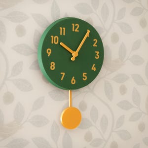 Stylish, designer pendulum clocks.