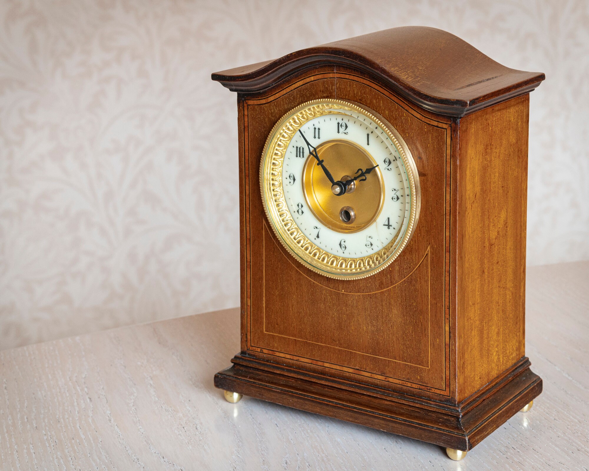 Upcycled Antique Wooden Mantel Clock. Etsy UK