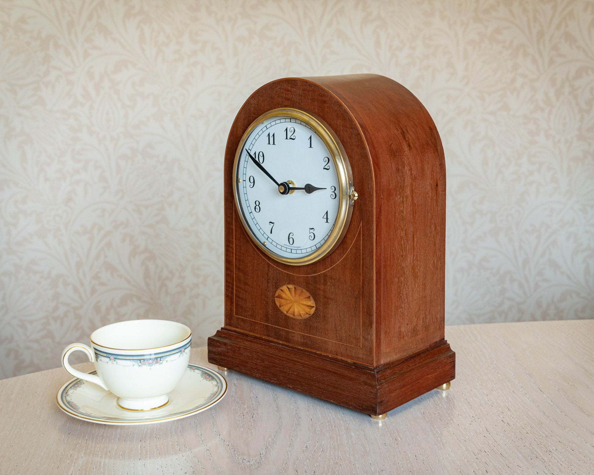 Upcycled Antique Wooden Mantel Clock. Etsy UK