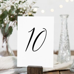 Matrimonio minimalista, modello semplice ed elegante per numero di tavolo, carte piatte e per tenda, carte da tavolo stampabili PPW0550 Grace