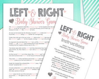 Left Right Baby Game Etsy Left Right Baby Game Etsy