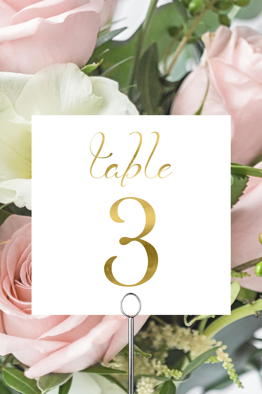 Gold Table Numbers Wedding Square Table Numbers Printable Etsy