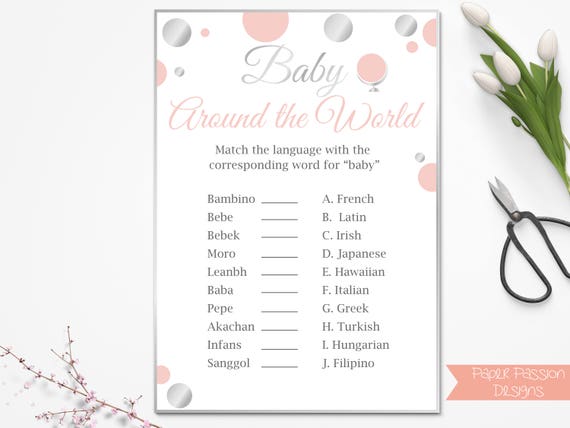 Mom Vs Dad Quiz Pink And Silver Baby Shower Game Baby Girl Etsy Mom Vs Dad Quiz Pink And Silver Baby Shower Game Baby Girl Etsy