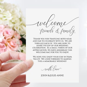 Welcome to Our Wedding Card, Wedding Weekend Timeline, Printable Out of Town Guests, Itinerary, Agenda, Printable Editable PPW0560 image 4