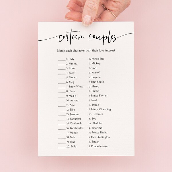 Couples Shower Game - Etsy