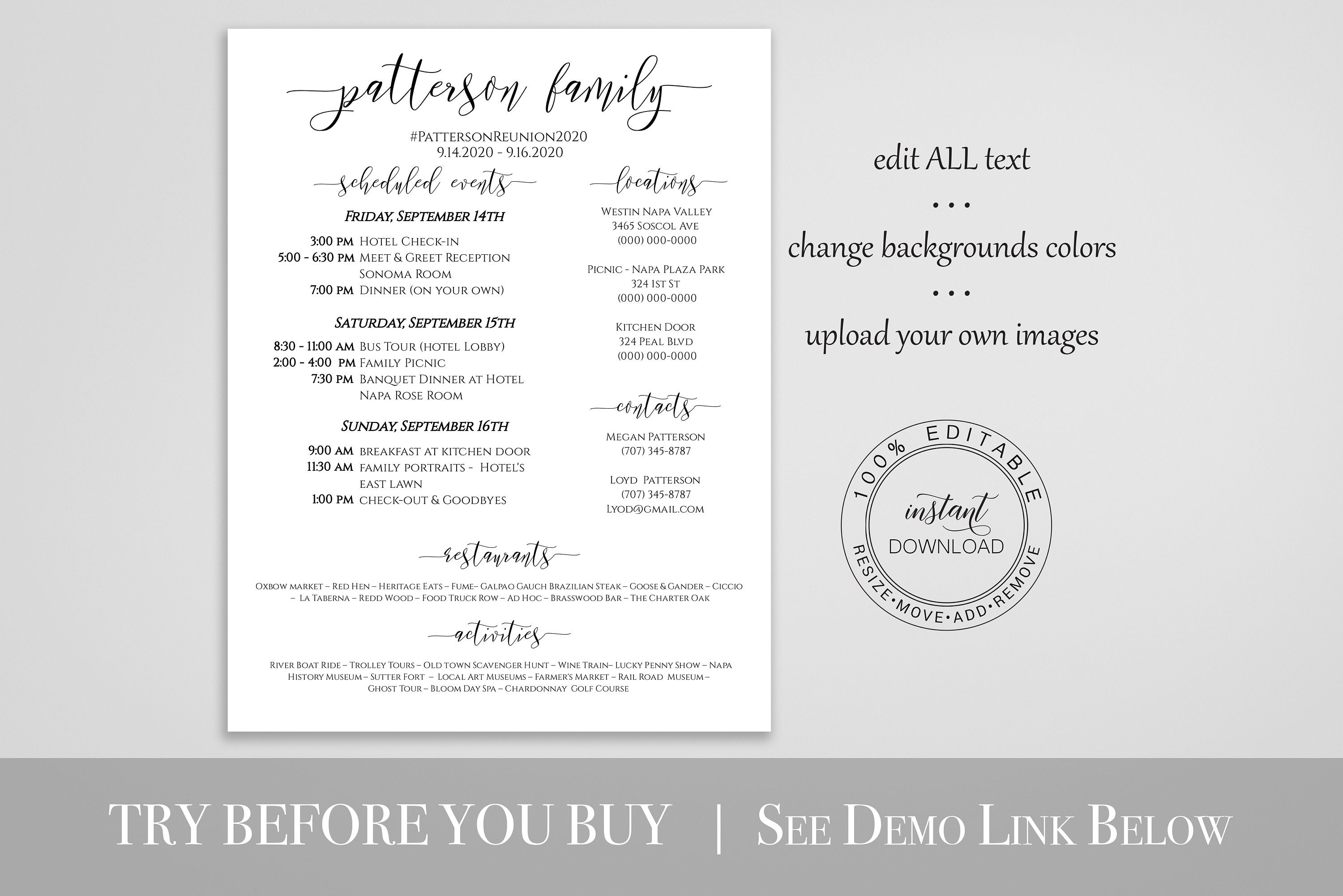 family-reunion-itinerary-template-free-printable-templates