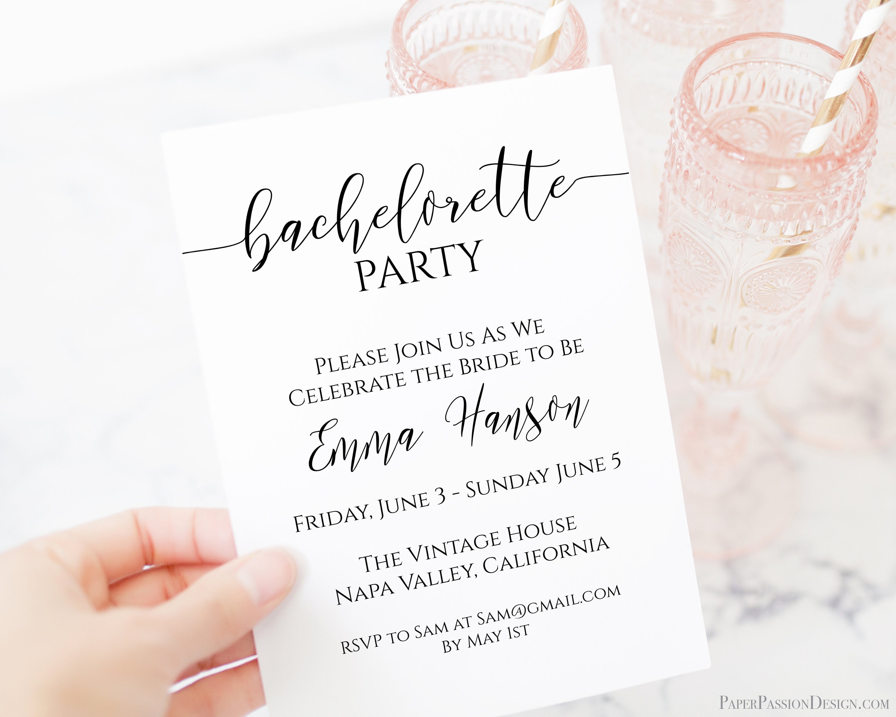 Bachelorette party invites deals