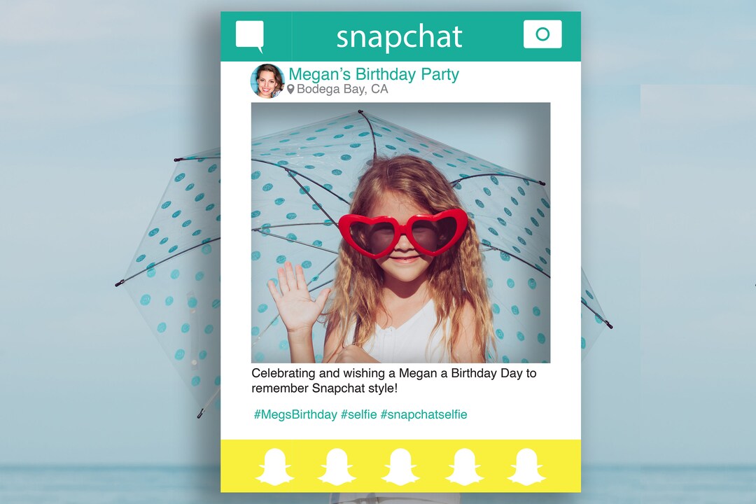 Social Media Photo Prop Editable Frame Photo Booth Prop - Etsy