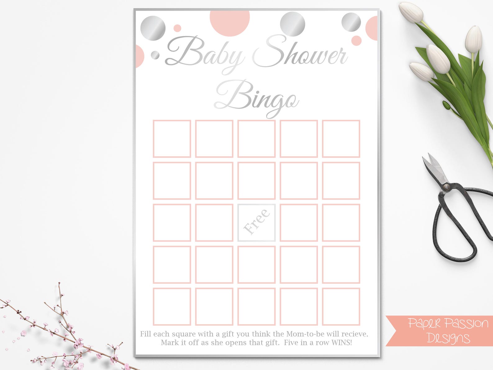 How Sweet It is Pregnancy Game Pink and Silver Baby Shower Etsy