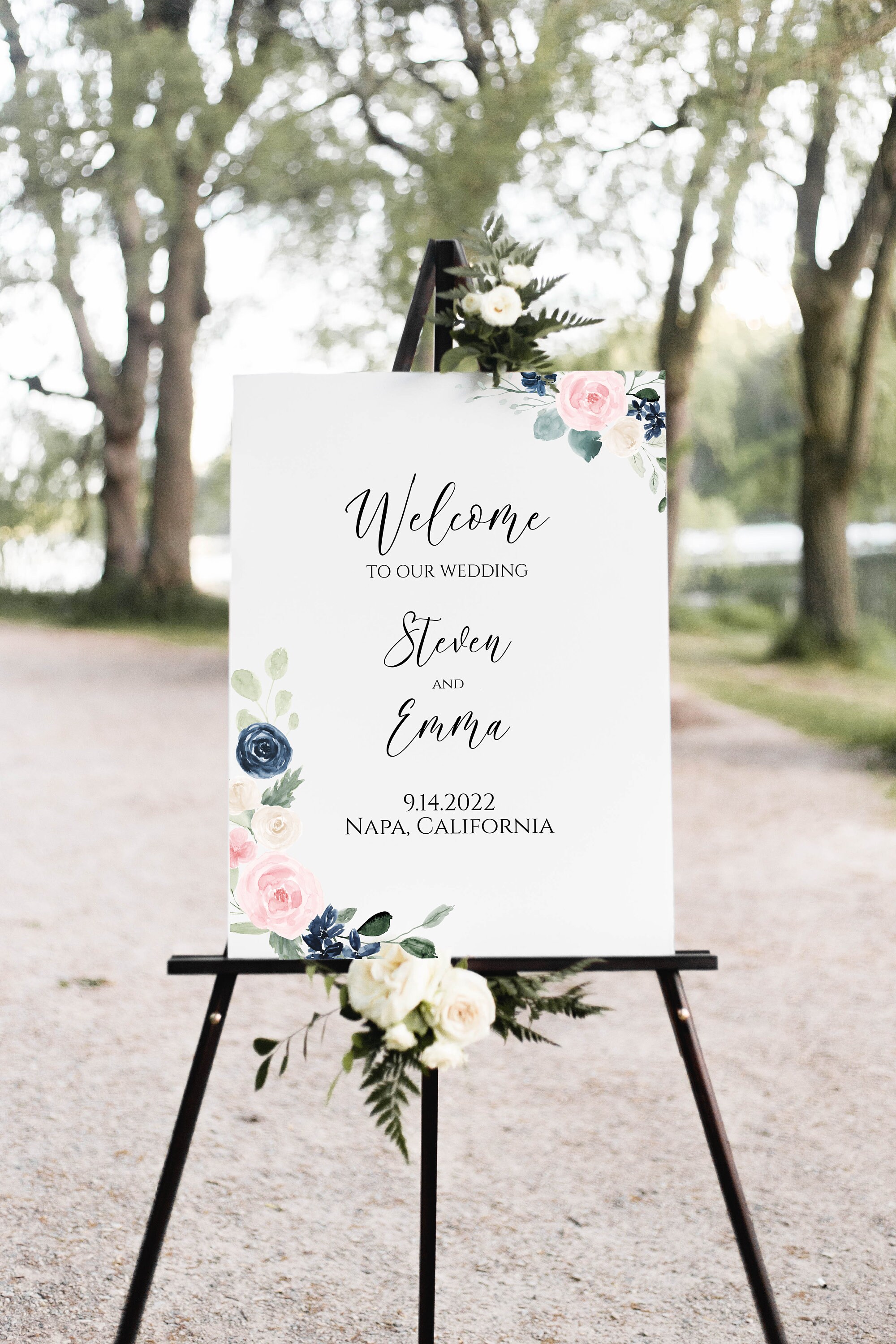 Welcome To Wedding Sign | The Tamera