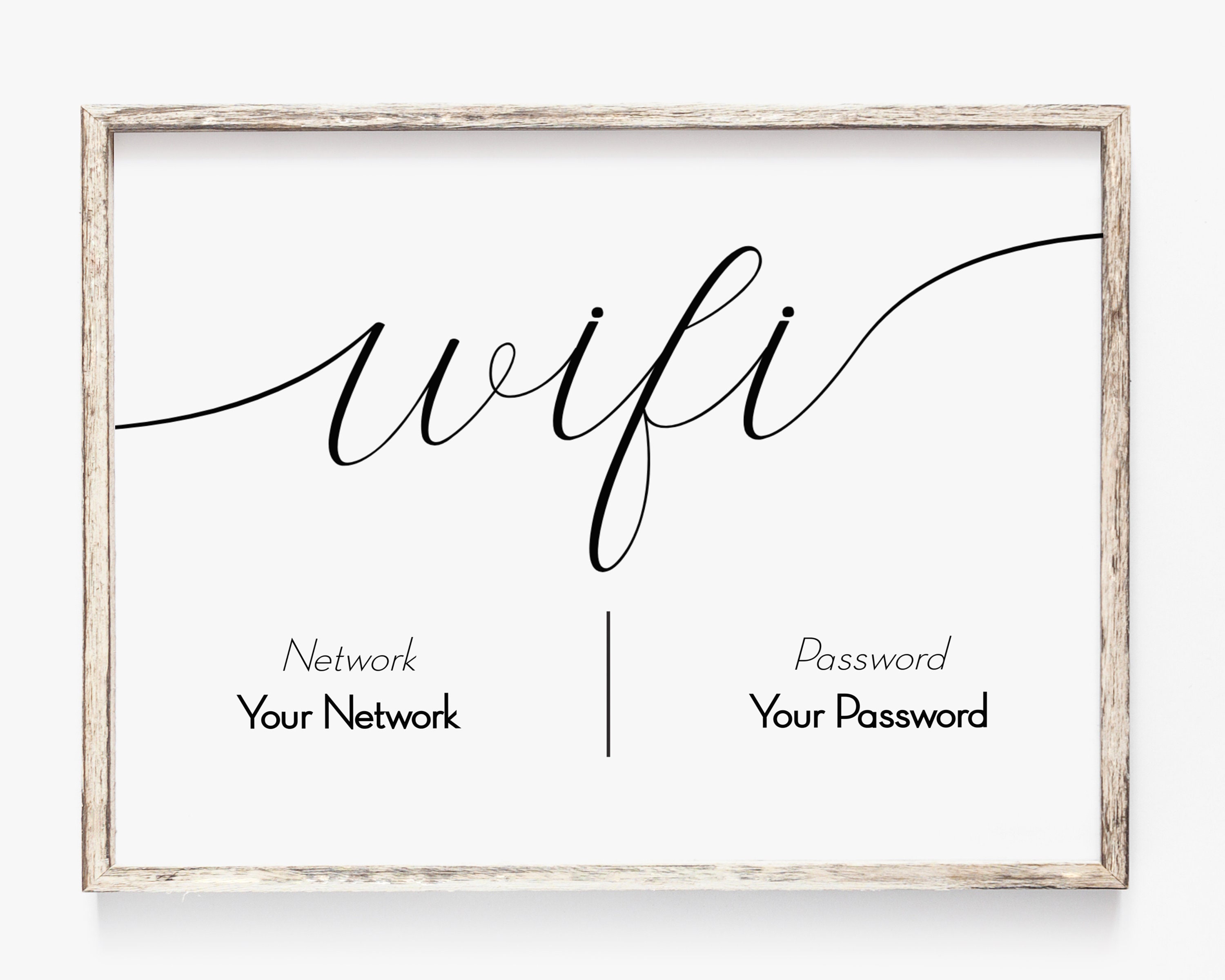 WIFI Password Printable Wifi Password Sign Internet Sign - Etsy