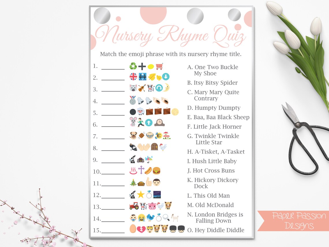 How Sweet It is Pregnancy Game Pink and Silver Baby Shower Etsy