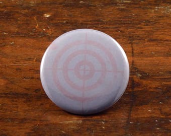 Hawkeye logo - Hawkeye inspired 2.25" pinback button/badge, ornament or magnet