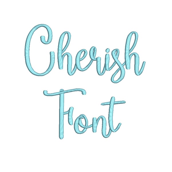 5 Size Cherish Font Embroidery Fonts BX 9 Formats Embroidery Pattern Machine BX Embroidery Fonts PES