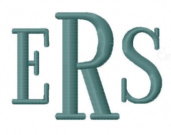 3 Sizes Roman  Monogram Embroidery Fonts BX 9 Formats Embroidery Pattern Machine BX Embroidery Fonts PES