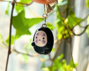 No Face Charm | Spirited Away Charm | Handmade | Studio Ghibli Phone Charms