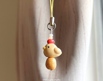 Stardew Valley Brown Chicken Phone Charm | Handmade