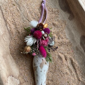 Spindle Dried Flower Ornament | Rustic Ornament | Christmas Ornament