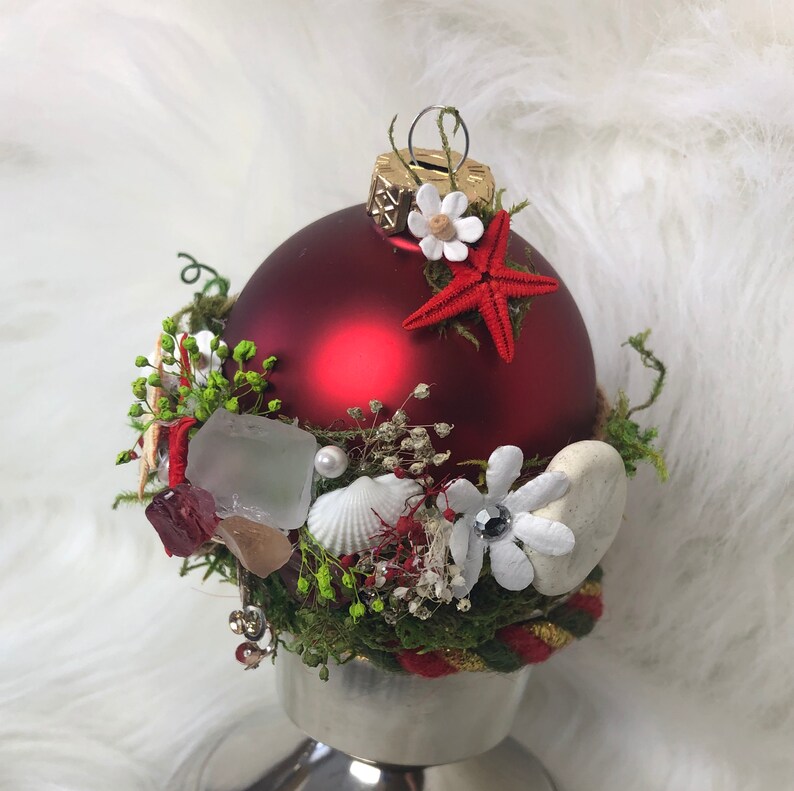 Nautical Ornaments Coastal Beach Christmas ornament Holiday Etsy