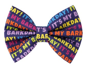 it's my barkday pet bow tie by DAPPER DEXTER