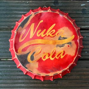 Fallout Nuka cola bottle cap wall hanging decoration