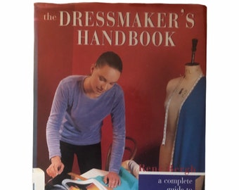 Vtg 1999 The Dressmaker's Handbook:  A Complete Guide To Techniques and Materials Rene Burgh Hardcover Book
