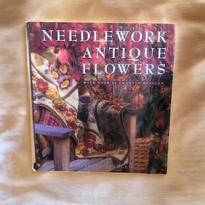 Handwerk antieke bloemen hardcover boek met meer dan 25 in kaart gebrachte ontwerpen Elizabeth Bradley eerste Amerikaanse editie 1993