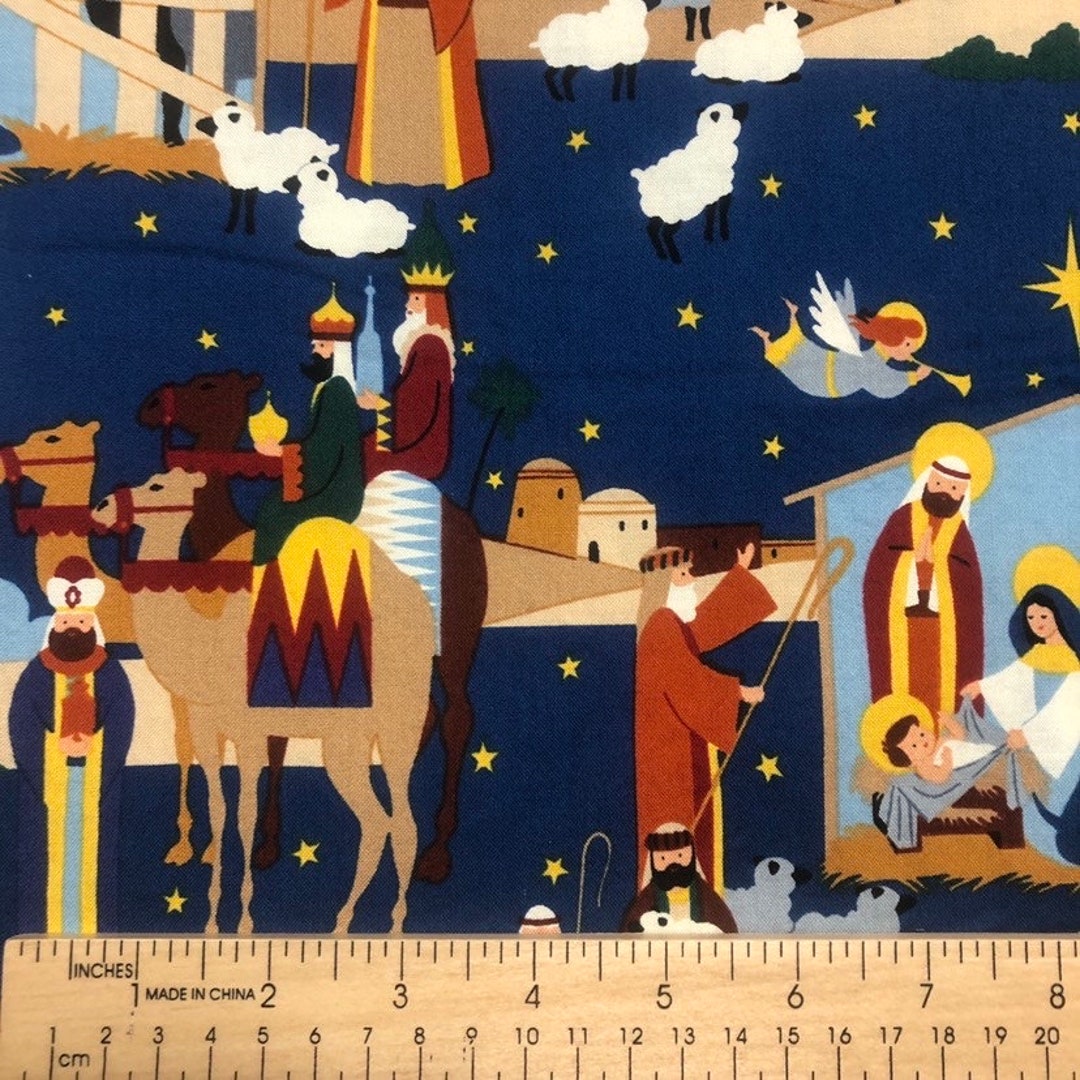 Retired Alexander Henry Prince of Peace Christmas Nativity Cotton