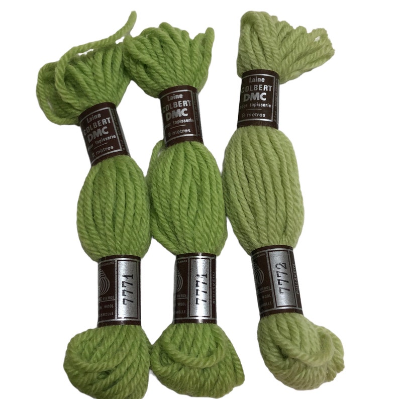 Mix of Crewel and Needlepoint Yarn Virgin Wool Bucilla Laine Etsy