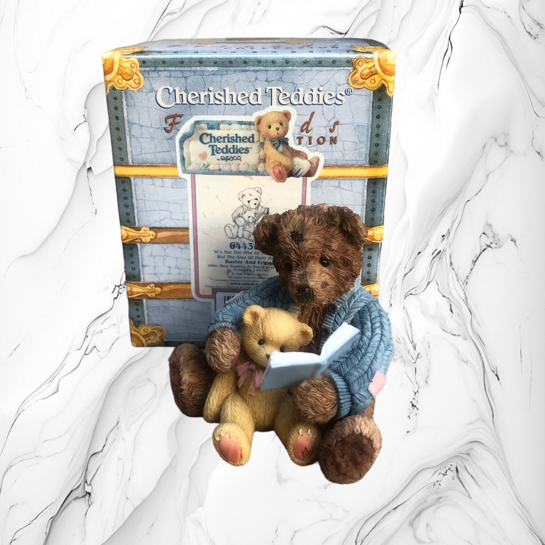 Cherished Teddies 1999 Figurine Baxter and Friends 