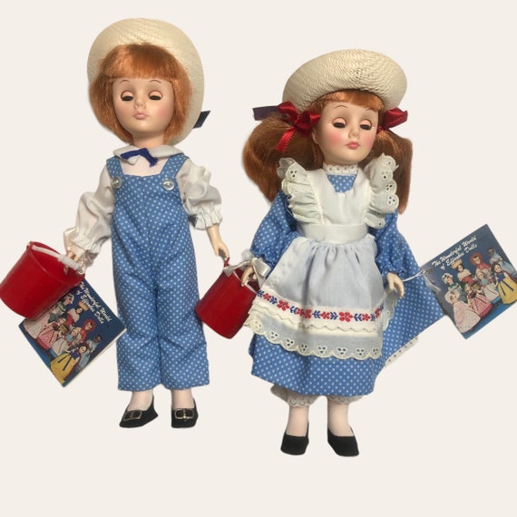 Effanbee Jack and Jill Storybook Series Dolls With Original Box Vintage 1970 s Etsy