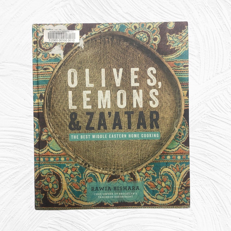 Olives Lemons & Za'atar Hardcover Cookbook the Best Etsy