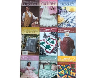 Vintage Crochet Pattern Booklets: Afghans, Vests, Ornaments (1999-2001)