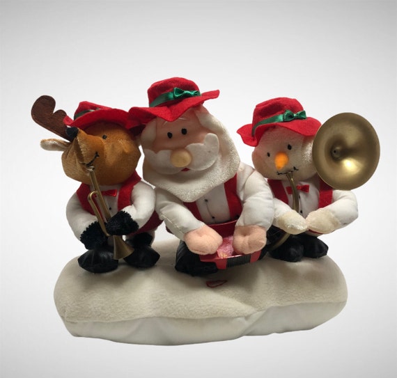 Vintage Gemmy Christmas Animated Reindeer Santa and Snowman - Etsy Vintage Gemmy Christmas Animated Reindeer Santa and Snowman - Etsy