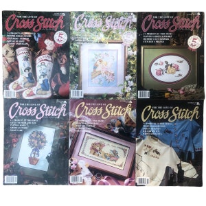 For The Love Of Cross Stitch Magazines Back Issues January March May July September November 1993 Your Choice